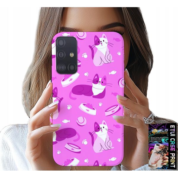 Custodia Per Samsung Galaxy A51 - Love Cat, Disegni Con Gatti Gatti, Cover-image
