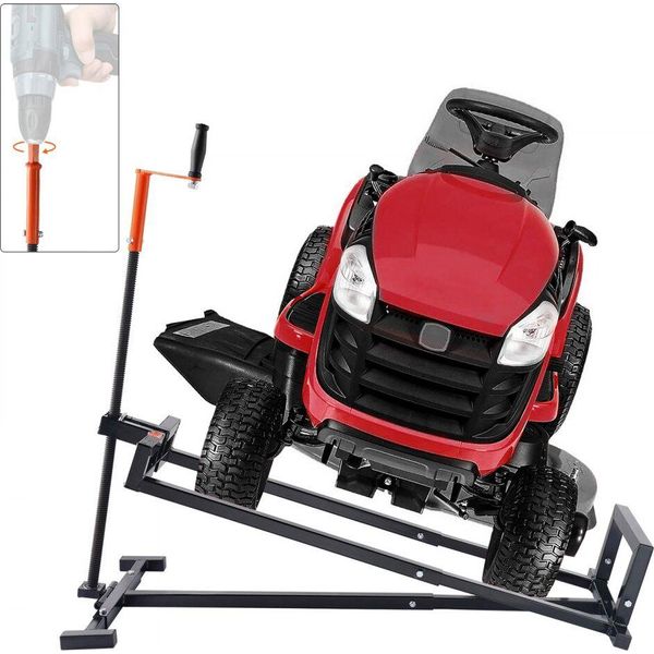 Sollevatore Per Tosaerba - Portata 399 Kg - 60 Cm Per Trattori Da Giardino - Sollevatore Per Tosaerba Di Alta Qualità - Attrezzo Da Giardino-image
