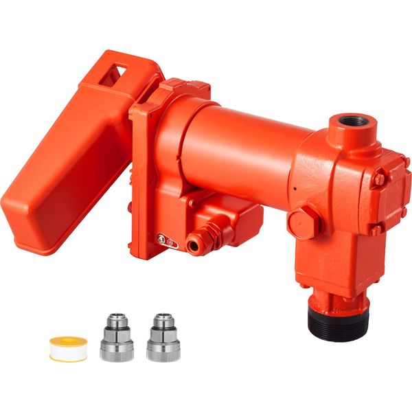 Pompa Elettrica Per Carburante Succebuy, 230 V Ac, Pompa Di Trasferimento Diesel, 57 L/Min, Prevalenza Massima Di Aspirazione 2,4 M, Prevalenza Massima Di Mandata 11,28 M, Adatta A Benzina, Paraffina, Biodiesel Ed Etanolo-image