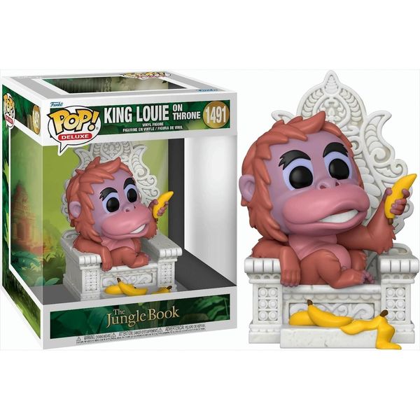 Pop Deluxe-Jungle Book - King Louie On Throne 13Cm-image