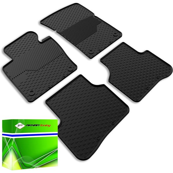 DK1330 - Set Di Tappetini In Gomma Adatti Alla Cc 2012-2016 Nero-image