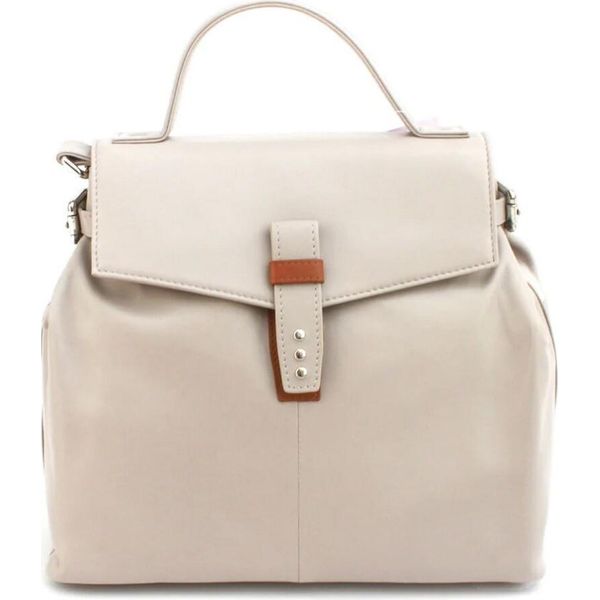 Eastern Counties Leather - Borsa "Katrina"", Pelle EL390 (Taglia Unica) (Avorio/Marrone)"-image