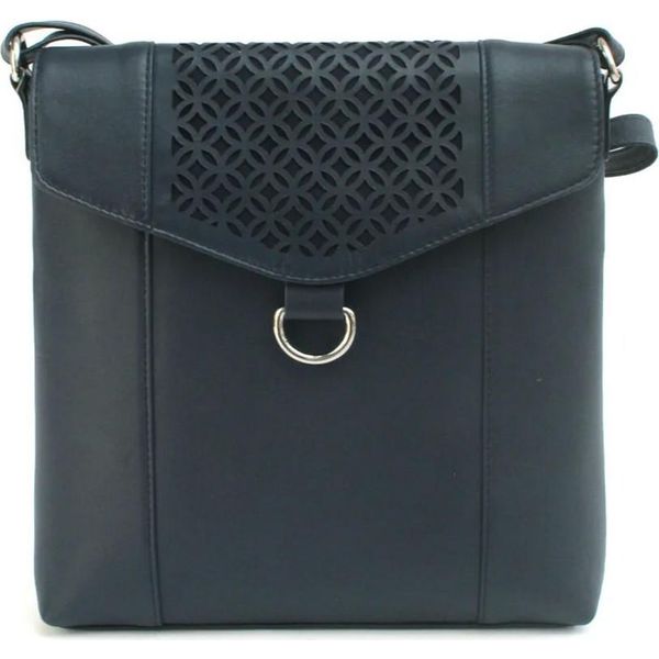 Eastern Counties Leather - Borsa Da Donna "Janie"", Pelle EL387 (Taglia Unica) (Blu Navy)"-image