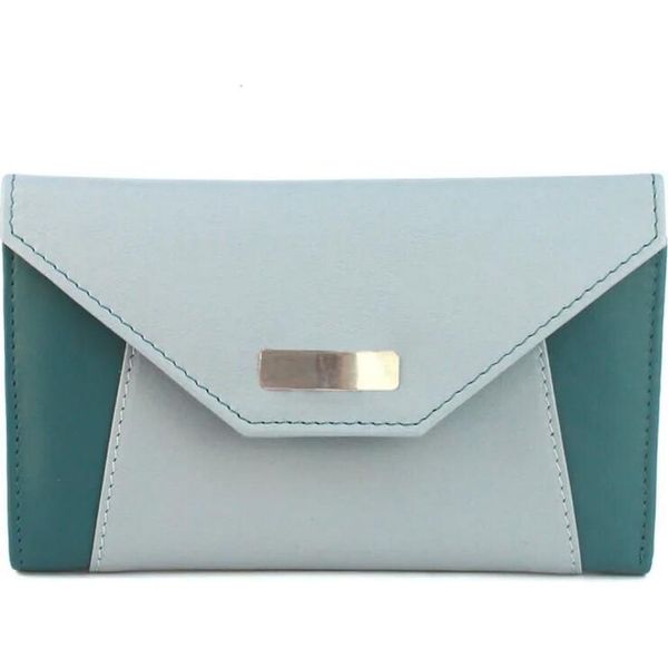 Eastern Counties Leather - Busta Portafoglio In Pelle "Savannah"" EL401 (Taglia Unica) (Blu Acqua)"-image