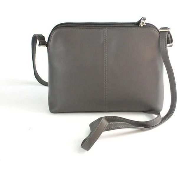Eastern Counties Leather - Borsa "Terri"", Pelle EL443 (Taglia Unica) (Grigio Scuro)"-image
