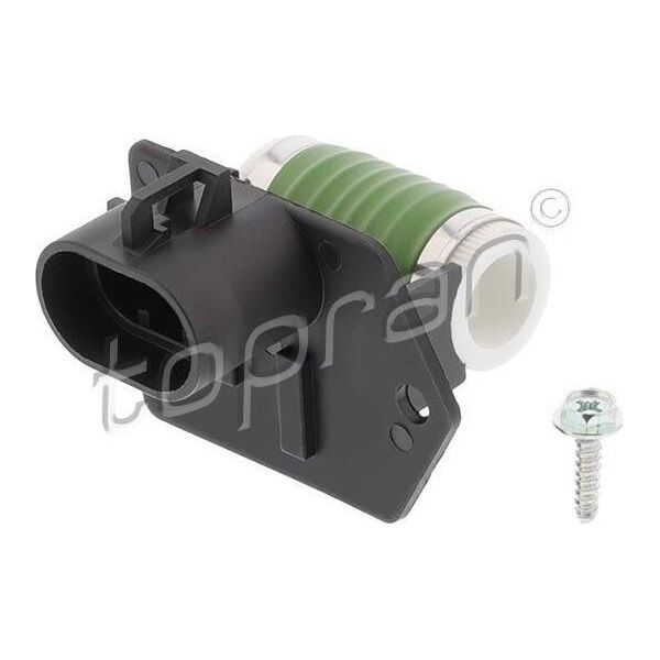 Topran 601 624 - Oe 95530887 Vorwiderstand, KüHlerlüFter Per Giulietta (940), Fiorino, Punto, Linea, Qubo, Adam, Corsa D (S07), Corsa E (X15), Meriva B (S10)-image