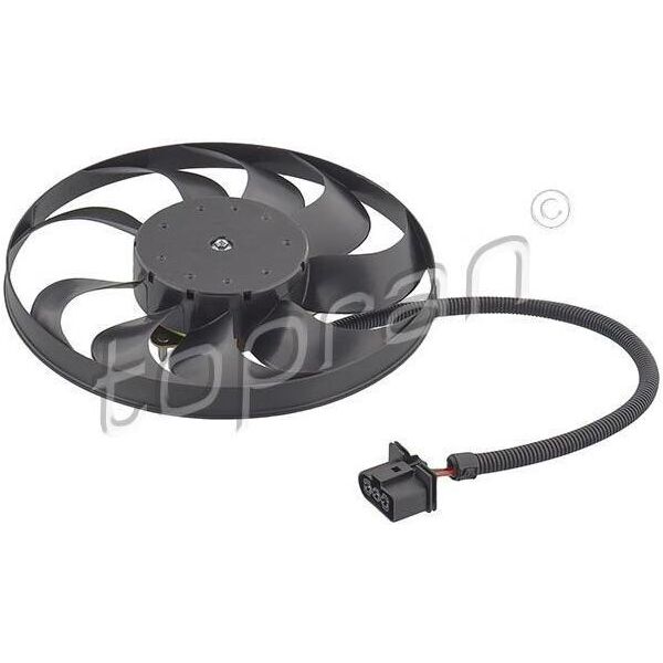 Topran 111 351 - Ventola Radiatore Oe 6Q0 959 455J Per Ibiza (6L), Cordoba (6L), Fabia I (6Y), Polo (9N), Fox (5Z)-image