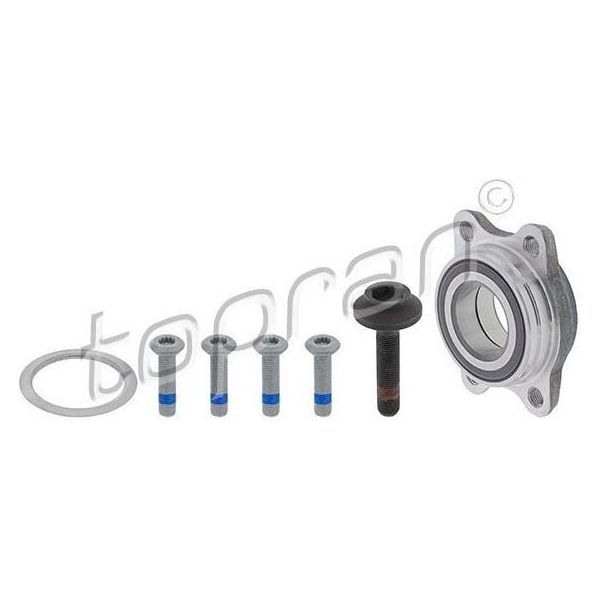 Topran 113 006 - Oe 4F0 498 625 Set Di Cuscinetti Ruota, Asse Anteriore Per A6 (4F)-image