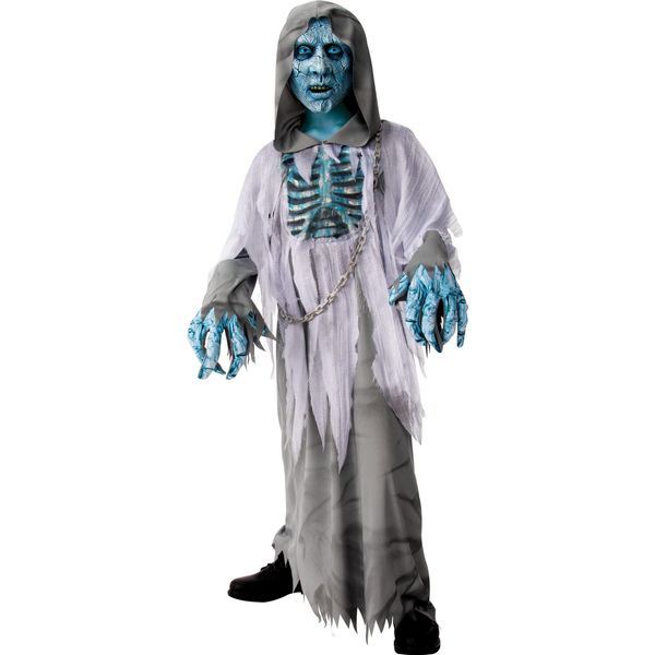 Bristol Novelty - Costume Da "Demone Bianco"" - Ragazzi BN4432 (116) (Bianco/Blu/Grigio)"-image