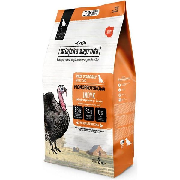 Alimenti Wiejska Zagroda Tacchino Monoproteico 2 Kg-image