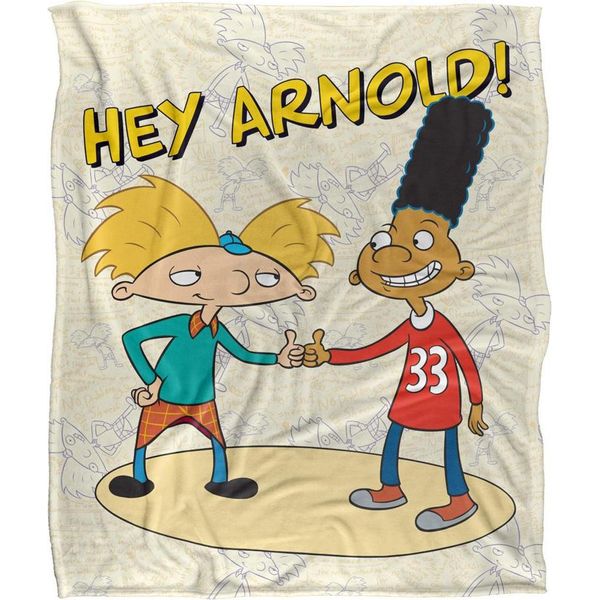 Ehi Arnold! - Coperta, Setosa, Supermorbida TV24979 (Taglia Unica) (A Colori)-image