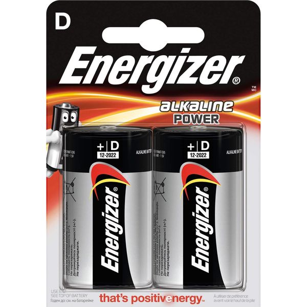 Energizer E300152200 Energizer Batterie Alkaline Power -D LR20 Mono 2St.-image