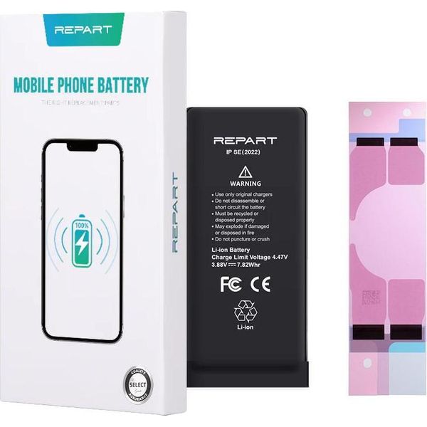 Tradebit Repart Batteria Di Ricambio Compatibile Con Apple Iphone Se 2022 - Li-Ion - 2018 Mah-image