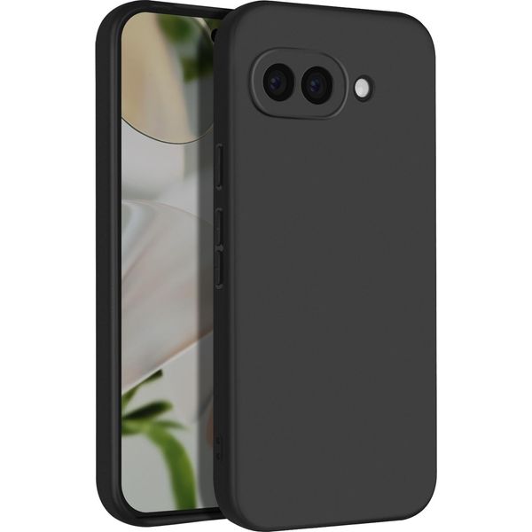 Avizar, Cover Soft Touch In Silicone Google Pixel 9A, Retro Opaco, Nero-image