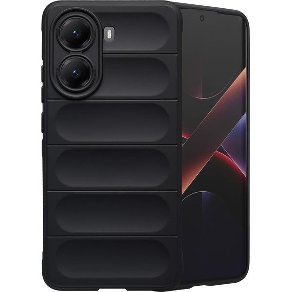 Xiaomi Poco X7 Pro Sleeve - Silicone - Custodia/Copertura Morbida Imoshion - Nero-image