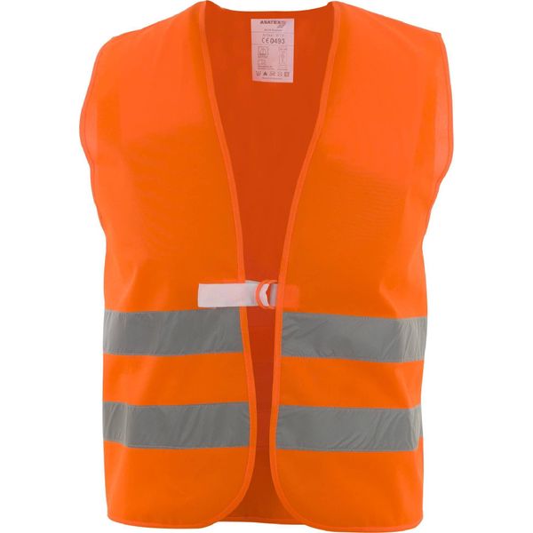 Gilet Ad Alta Visibilità Arancione EN20471 Cl.2 Con Strisce Riflettenti A.Pes-image