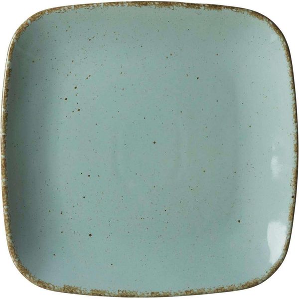 Flirt By R&B 58642 Piatto Da Pranzo Casa, Ø 27 Cm, Quadrato (Arrotondato), Porcellana, Blu-image