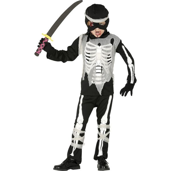 Guirca 87732 - Scheletro Ninja Per Bambini 3 4 Anni Guirca Parties-image