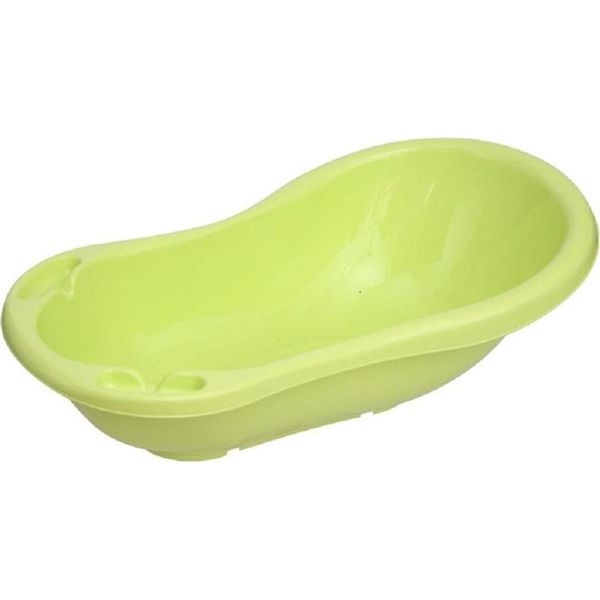 Vaschetta Lorelli Con Vani Portaoggetti, Lunghezza 84 Cm, Forma Ergonomica Dalla Nascita Verde-image
