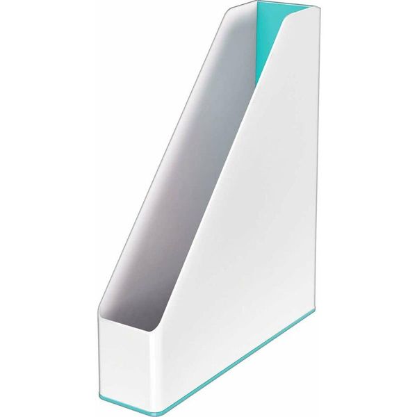 Leitz 5362-10-51 Cartella Per Riviste Leitz Wow Duo Colour, A4, Polistirolo, Blu Ghiaccio-image