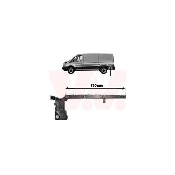 Van Wezel 1991535 - Oe 1848026 Staffa Paraurti, Posteriore Sinistra Per Transit V363-image