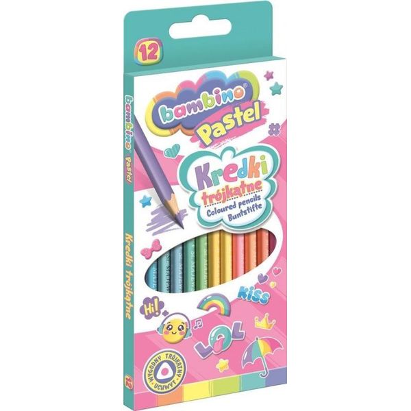 Pastelli Triangolari Pastello 12K Bambino-image