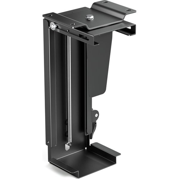 Supporto Per Pc Sotto La Scrivania Wiltec Regolabile In Continuo A 360° E Girevole Per Case Di Computer Fino A 10 Kg-image