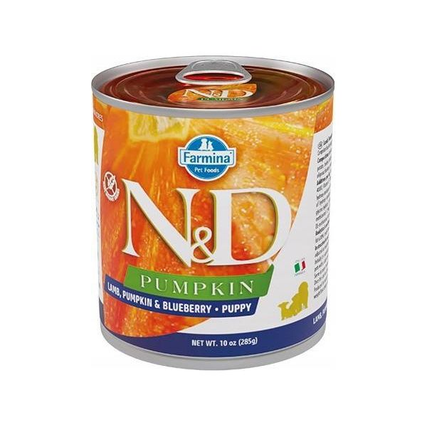 N&D Dog Pumpkin Puppy Agnello E Mirtillo 285G-image