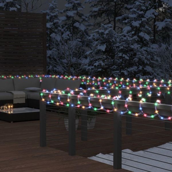 The Living Store Luce Di Corda 240 Led Multicolore 10 M Pvc-image
