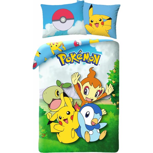Halantex Lino Incluso Giardino Dei PokéMon Cotone, 140/200, 70/90 Cm-image