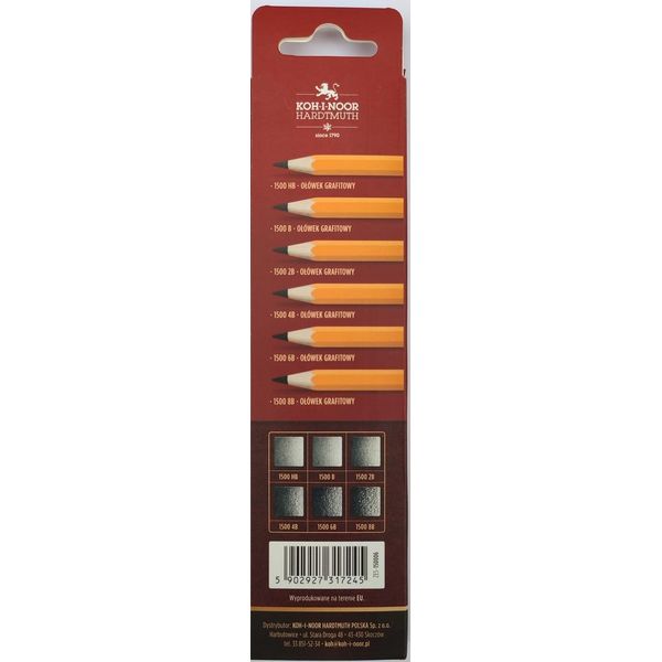 Set Di Matite Per Artisti Serie 1500 6 Pezzi Koh-I-Noor-image