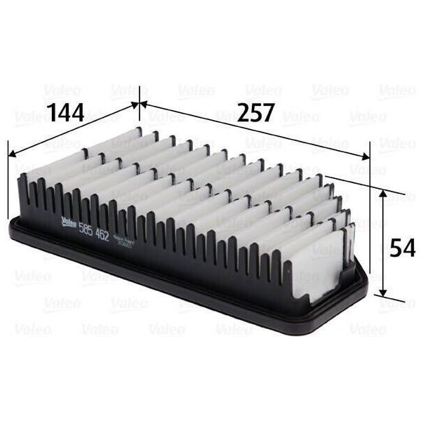 Valeo 585462 - Filtro Aria Oe 28113 1R100 Per Accent Iv (Rb), Veloster (Fs), Rio Iii (Ub), Soul (Am), Soul Ii (Ps)-image
