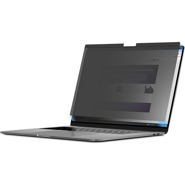 Qoltec Privacy Filter For Macbook Air 13.6 Inches | Magnetic | Eye Protection-image