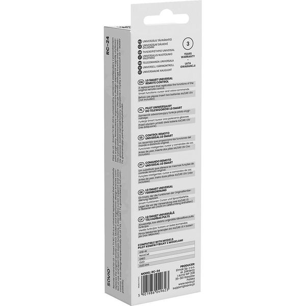Savio RC-24 Universal/Replacement Remote For Lg Tv – Smart Tv-image