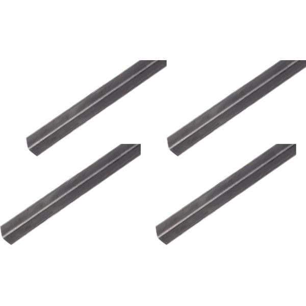 Alberts 4 X Profilo Angolare, Acciaio Grezzo, 15 X 15 X 1,2 Mm, Lunghezza 1 M-image