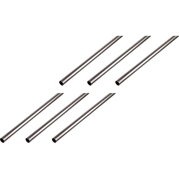 Alberts 6 X Tubo Tondo, Acciaio Grezzo, Ø12 X 1 Mm, Lunghezza 2 M-image