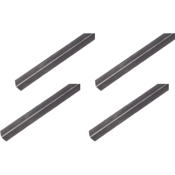 Alberts 4 X Profilo Angolare, Acciaio Grezzo, 15 X 15 X 1,2 Mm, Lunghezza 2 M-image