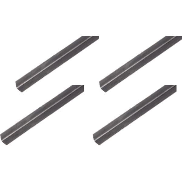 Alberts 4 X Profilo Angolare, Acciaio Grezzo, 20 X 20 X 2 Mm, Lunghezza 2 M-image