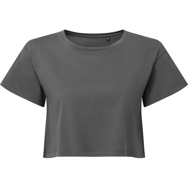 Tridri - Top Corto Da Donna RW8383 (Xl) (Charcoal)-image