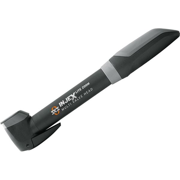 Sks 11016 Mini Pompa Injex Lite Zoom 256 Mm, Con Testina Multi Valvola, Nero/Grigio-image
