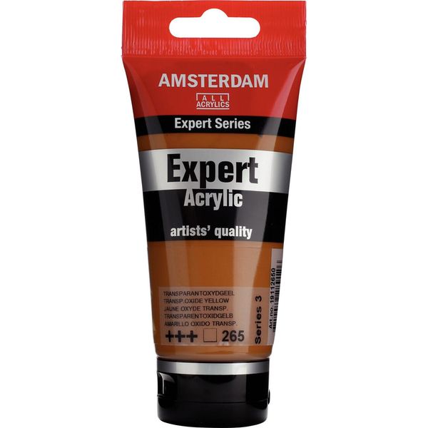 Amsterdam Serie Expert Tubo Di Colore Acrilico 75 Ml Giallo Ossido Trasparente 265-image