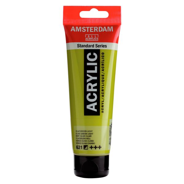 Royal Talens Talens Amsterdam Vernice Acrilica 120 Ml 621 - Verde Oliva Chiaro-image