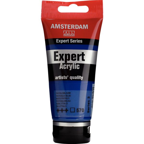 Amsterdam Serie Expert Tubo Di Vernice Acrilica 75 Ml Blu Ftalo 570-image