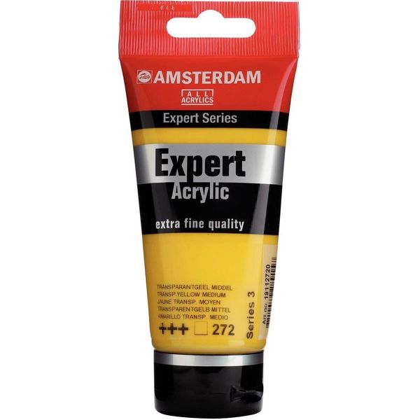 Amsterdam Serie Expert Tubo Di Vernice Acrilica 75 Ml Giallo Trasparente Medio 272-image