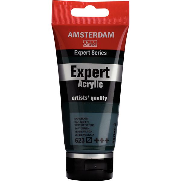 Amsterdam Serie Expert Tubo Di Vernice Acrilica 75 Ml Verde Succo 623-image