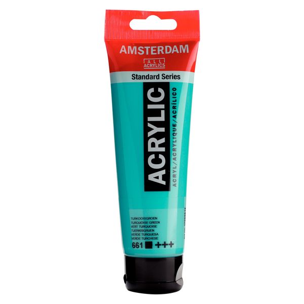Royal Talens Talens Amsterdam Vernice Acrilica 120 Ml 661 - Verde Turchese-image