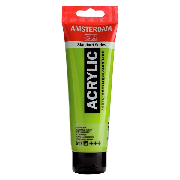 Royal Talens Talens Amsterdam Vernice Acrilica 120 Ml 617 - Giallo Verde-image