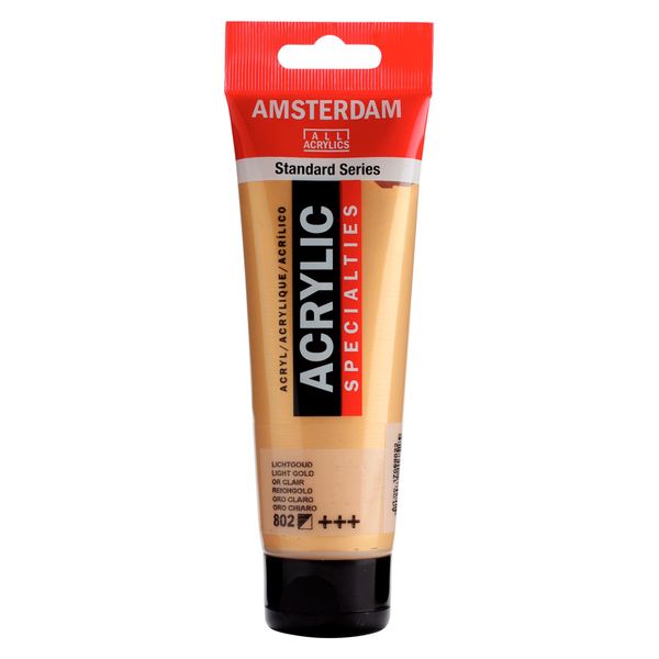 Amsterdam | Vernice Acrilica 120Ml Oro Ricco 802-image