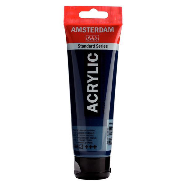 Royal Talens Talens Amsterdam Vernice Acrilica 120 Ml 566 - Blu Di Prussia (Phtalo)-image