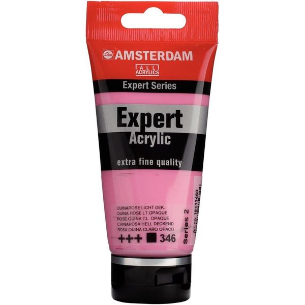 Amsterdam Serie Expert Tubo Di Vernice Acrilica 75 Ml Chinarosa Light Opaque 346-image